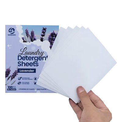 Goede prijs Wasgoed Reiniging Leverancier Custom Logo Lavendel Geur Enzym Waspapier Strip online