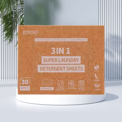 Goede prijs Plant Enzyme Laundry Detergent Paper Sheets Super Concentrated Laundry Detergent Sheets online