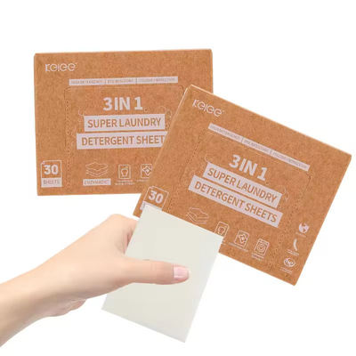 Goede prijs Eco-Friendly Biodegradable Laundry Detergent Strips Laundry Sheet  online
