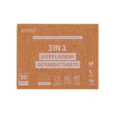 Goede prijs Natural Detergent Detergent Sheet Laundry 3 in 1 Lightweight Liquidless Fresh Scent online
