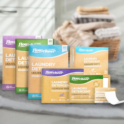 Biologisch afbreekbare wasmiddelplaten Wasmiddelstrookjes