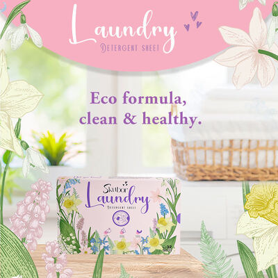 Wasmiddelbladen Milieuvriendelijk met Geur Diepe Reiniging en Vloeistofloze Wasmiddelbladen