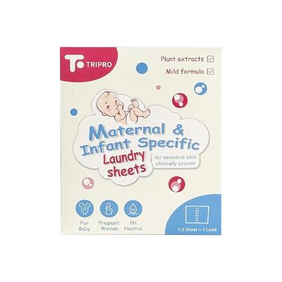 Draagbare wateroplosbare babyluierswasmiddel vellen biologisch afbreekbare papiersoep