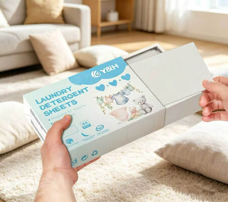 Milieuvriendelijke Wasmiddel Vellen met Sterke Reinigingskracht en Aanpasbare Geur