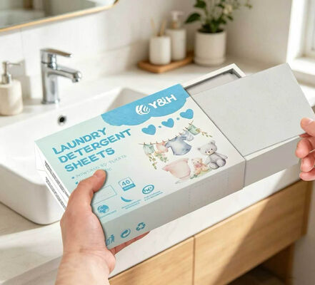 Plantaardige Surfactant Wasmiddel Vellen Alle Machines Compatibel met Geconcentreerde Formule