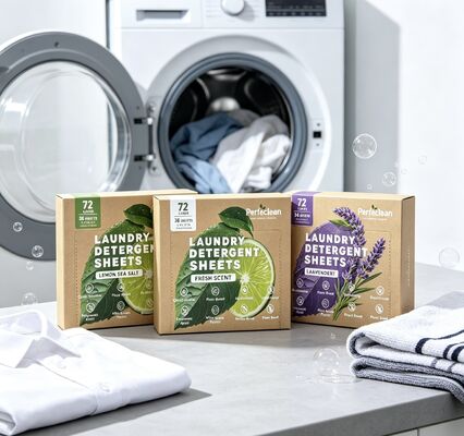 Goede prijs Hypoallergeen Wasmiddel Vellen met Plantaardige Oppervlakteactieve Stof Zacht voor Gevoelige Huid online
