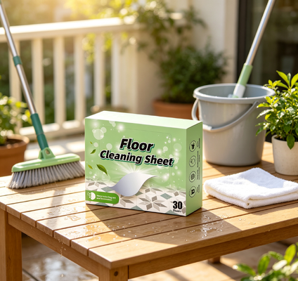 11x14cm Per Strip Vloerreinigingstabletten met Meer dan 55% Actief Ingrediënt en Plantaardige Oppervlakteactieve Stof Dweilstrepen