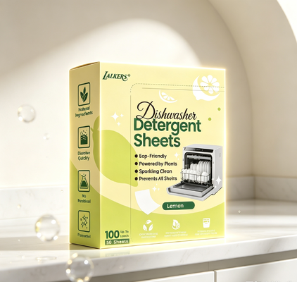 Travel Friendly Lightweight Portable Dishwashing Sheets with Plant Based Surfactant for Camping and RV Trips